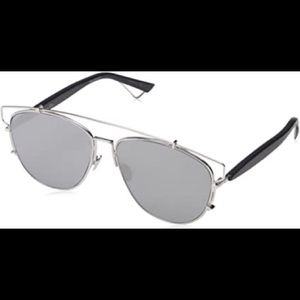 CHRISTIAN DIOR Silver Mirror Technolgic Sunglasses